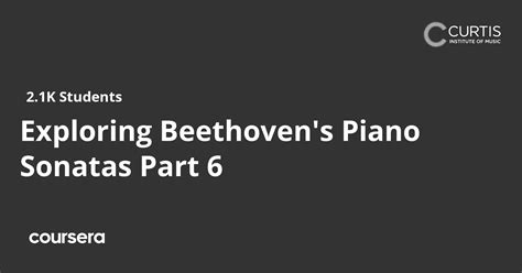 Exploring Beethoven’s Piano Sonatas .